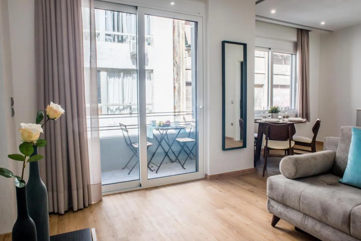 Image 1 of A23 Sunny & Cosy suite with balcony near Parthenon