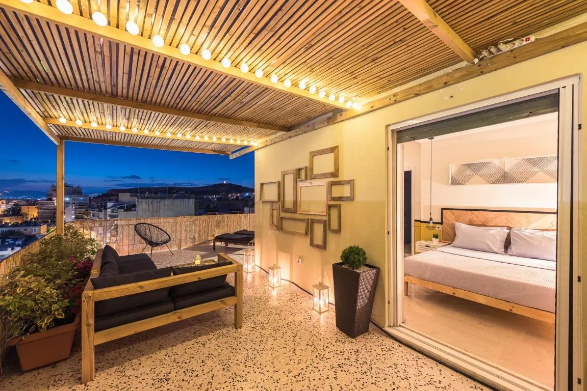 Image of Acropolis view under the stars!