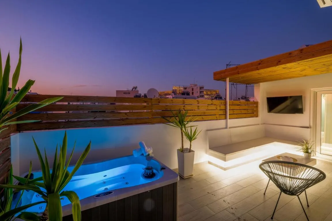 Image of Acropolis view with jacuzzi