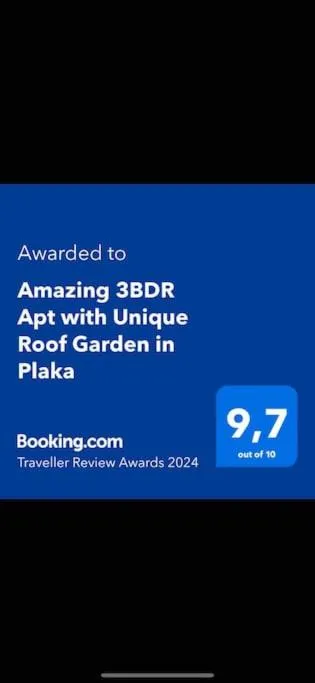 Image 3 of Amazing 3BDR Apt with Unique Roof Garden in Plaka