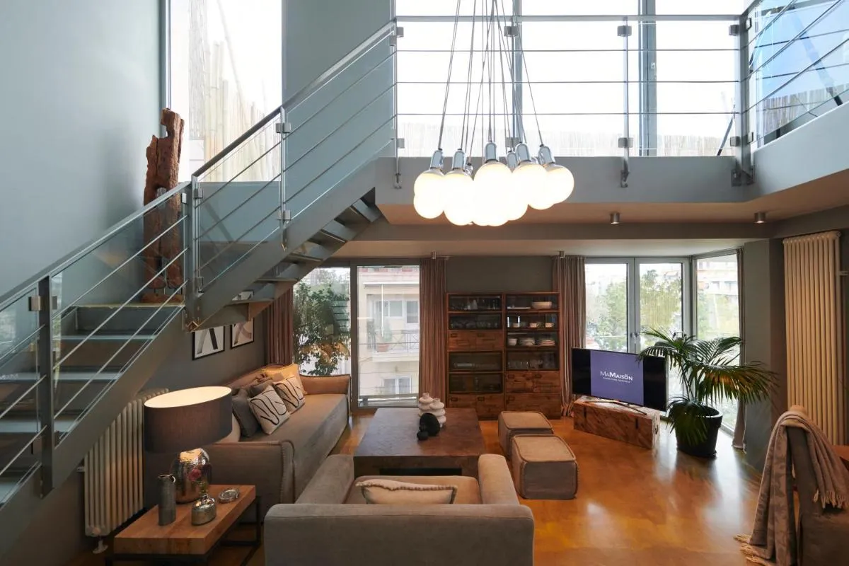 Image 5 of Ma Maison No5 Penthouse Loft, Private Heated Pool, Acropolis view, Ultra high speed Internet 300 Mbps, Short walk to Acropolis, Parking upon request, 1′ from metro