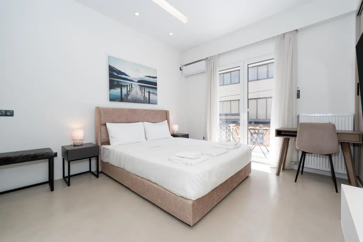 Image 1 of Minimal Studio with Balcony in Pagrati, Athens
