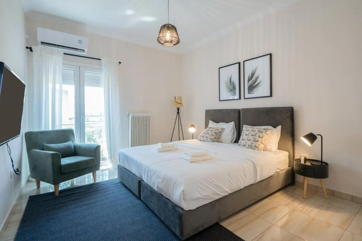 Image 1 of Modern Apartment in Athens with Acropolis & Mt Lycabettus view