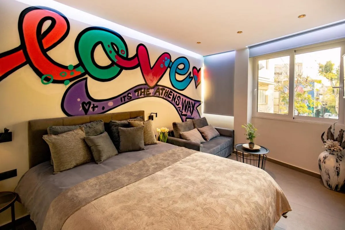 Image 1 of Triple A – Graffiti Homage in Psirri Square – FREE Parking!