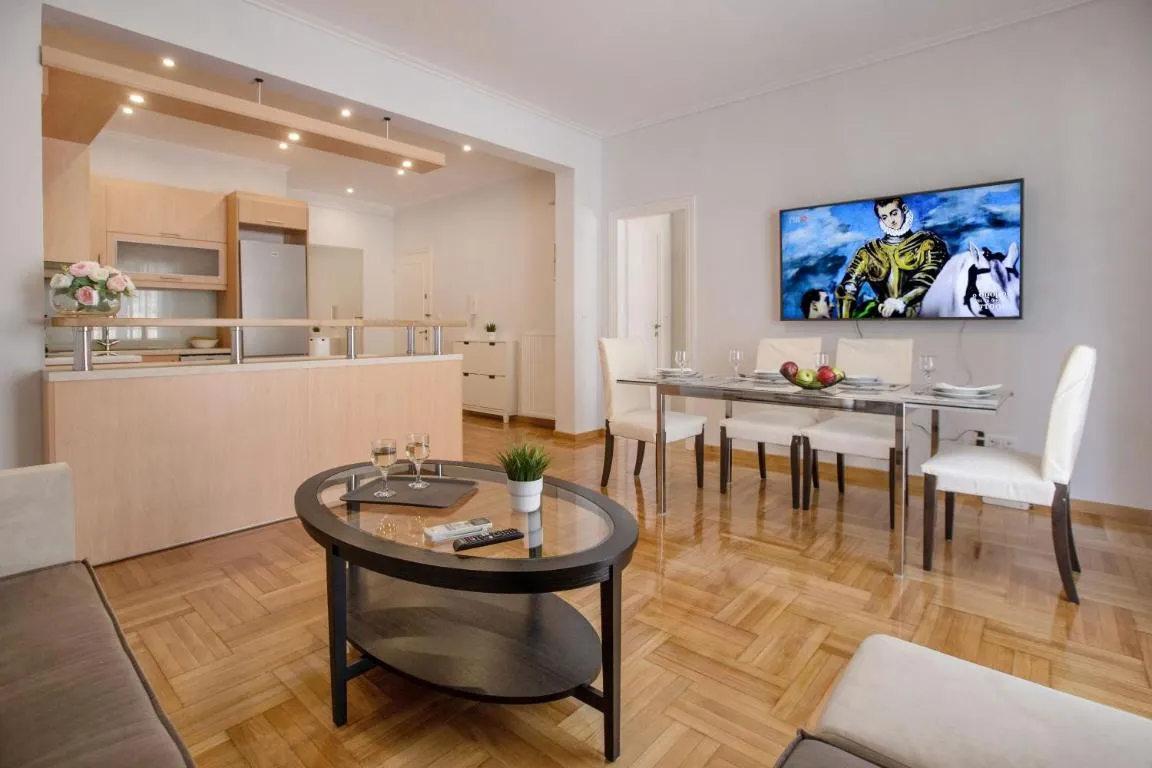 Image of Upscale Luxury Athens Renovated Dream Home in One of the most Favorable Locations by National Gardens, Zoo & Hellenic Parliament in Syntagma and Stylish Exquisite Kolonaki neighborhood