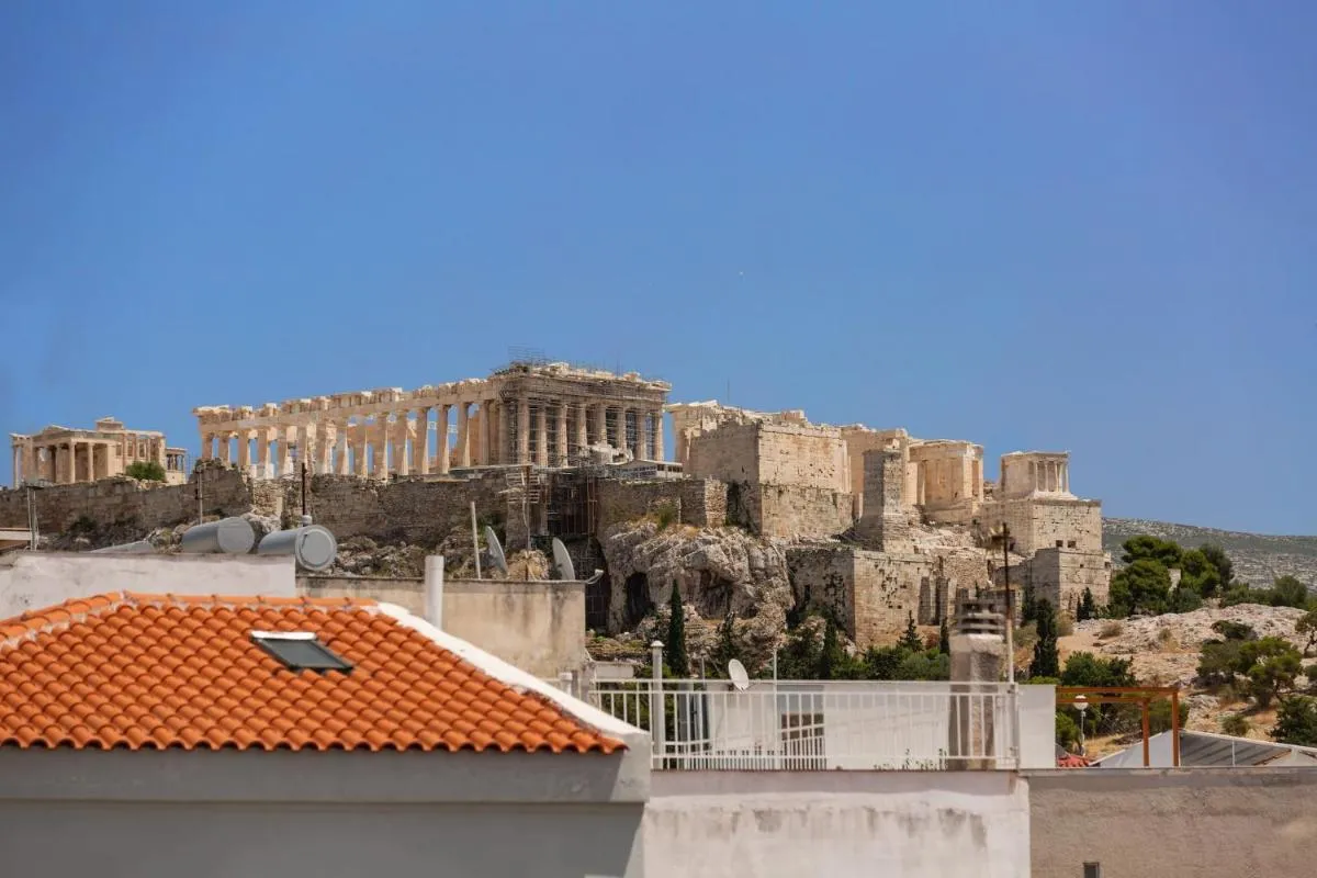 Image 1 of Acropolis View 2-Bedroom Apt, Minimal-Safari Vibe, Big Balcony!