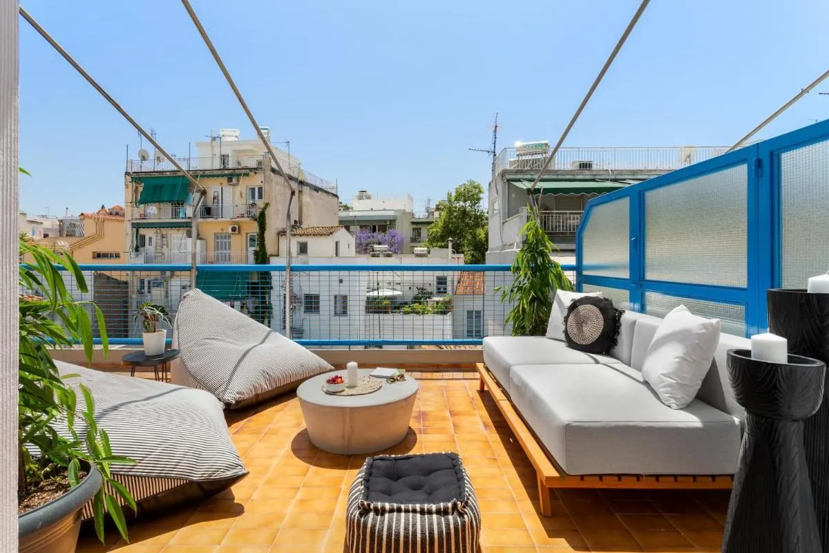 Image 5 of Acropolis View 2-Bedroom Apt, Minimal-Safari Vibe, Big Balcony!