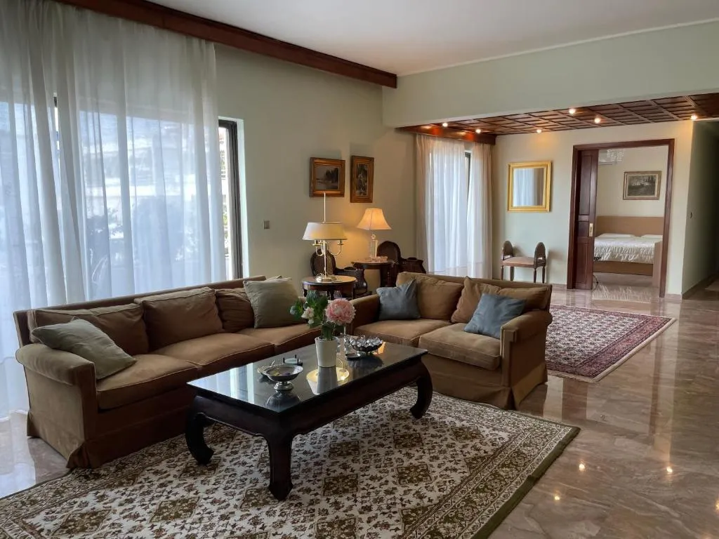 Image of Athens Neos Kosmos penthouse, sea and city view