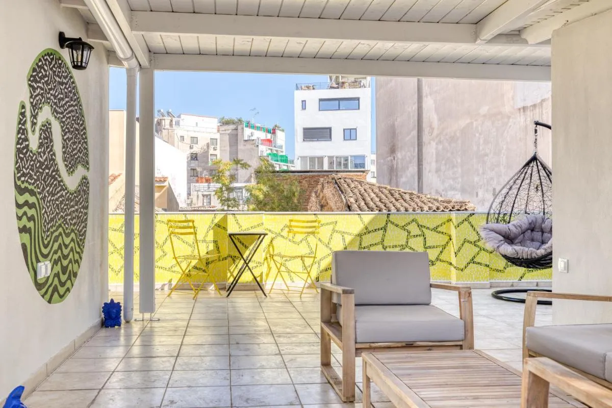 Image 1 of Chic rooftop studio w/ terrace – Near Acropolis