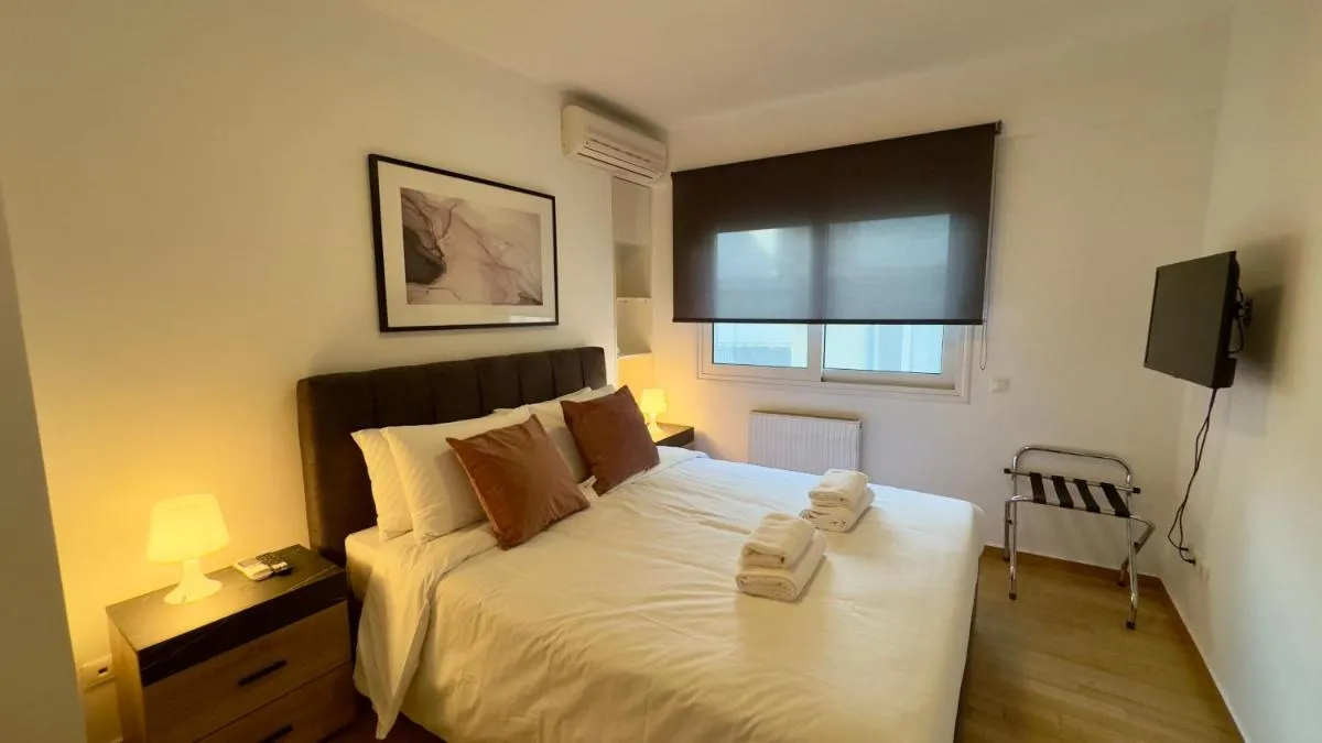 Image 2 of Minimalist 2-Bedroom Apartment with Balcony in the Heart of Athens
