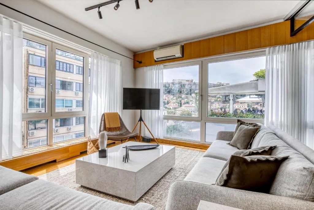 Image of Sunny Luxury Loft,Stunning Acropolis View, Jacuzzi