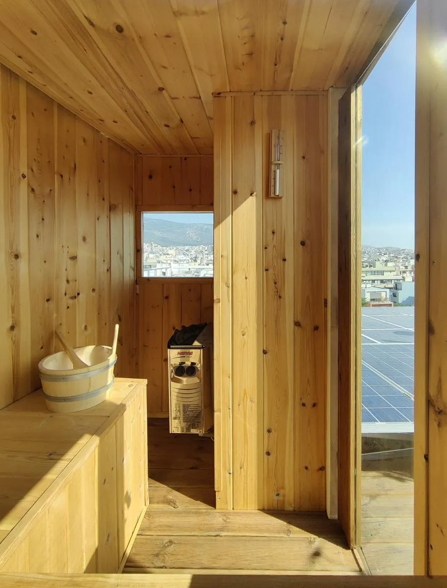 Image 5 of Unique solar penthouse with jacuzzi and sauna in central Athens