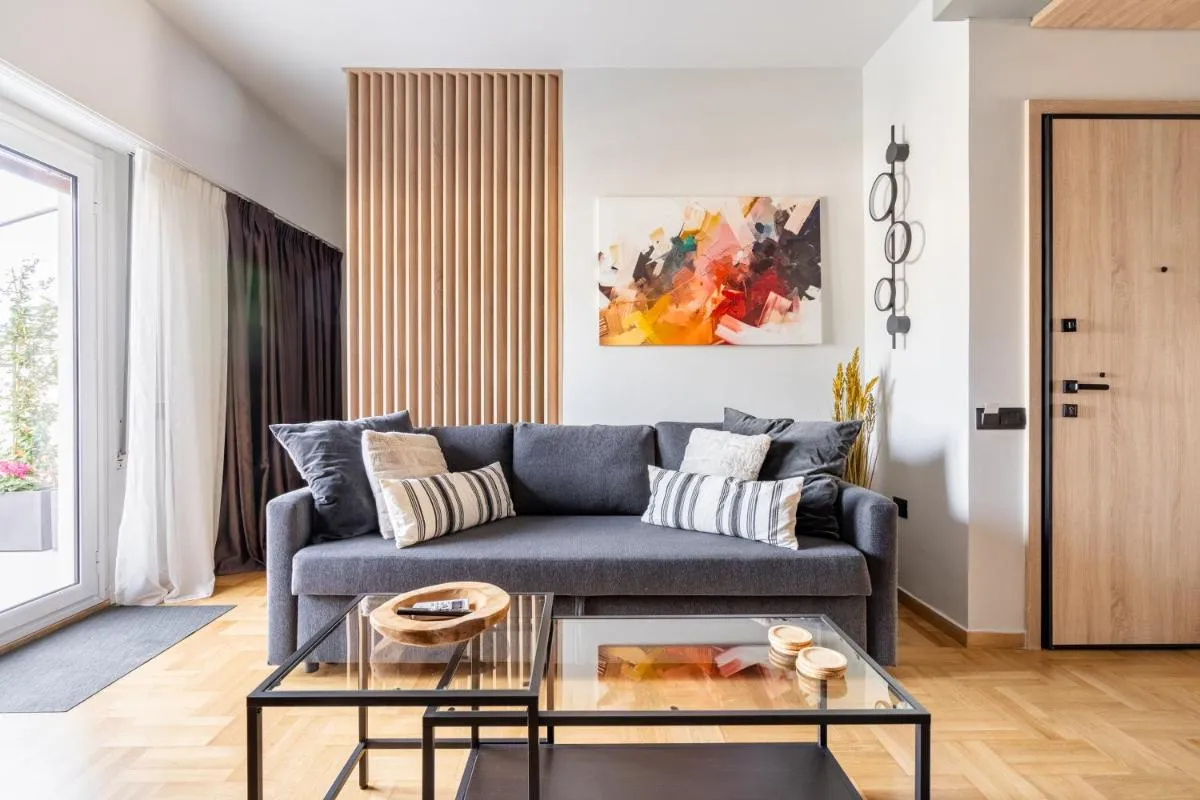 Image 2 of Athena Blue Lux Apartments 2BR 2BA with City Skyline View, near Kolonaki