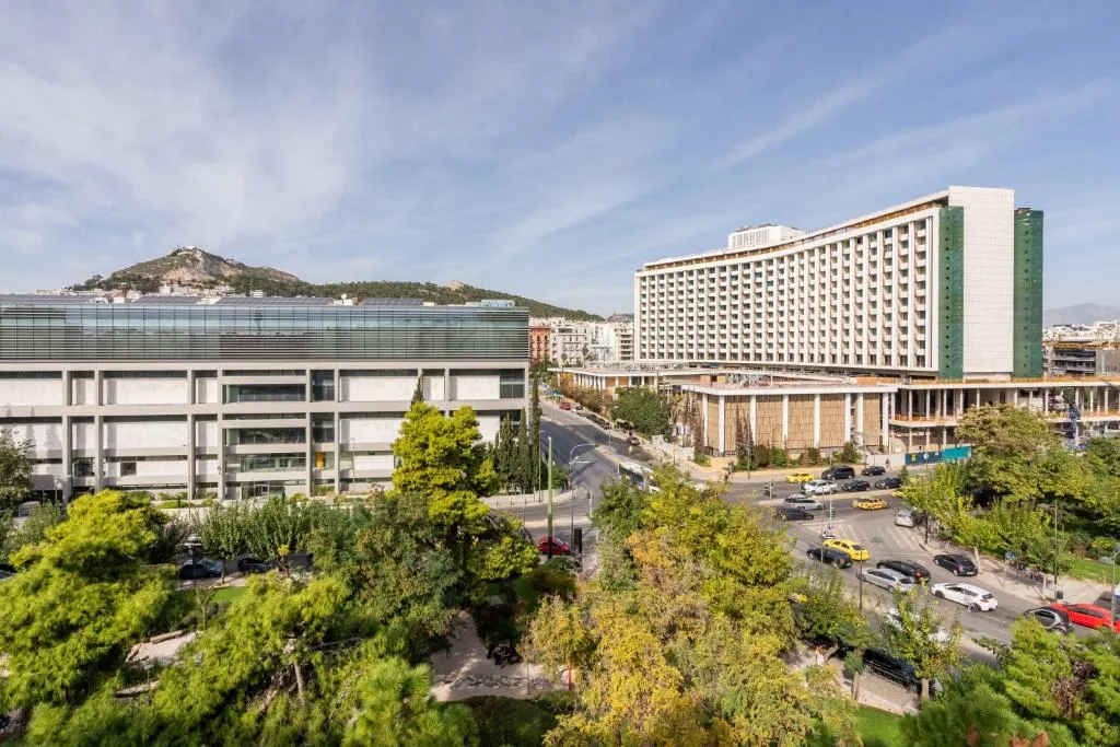 Image of Athena Blue Lux Apartments 2BR 2BA with City Skyline View, near Kolonaki