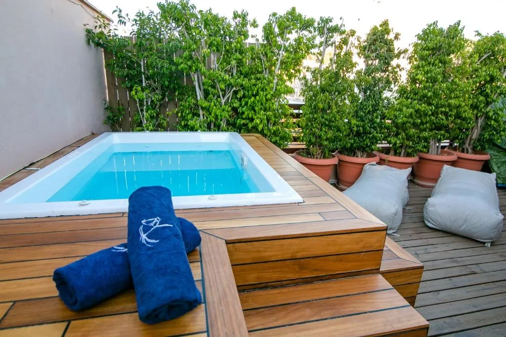 Image of Beautiful Penthouse in Athens with outside jacuzzi