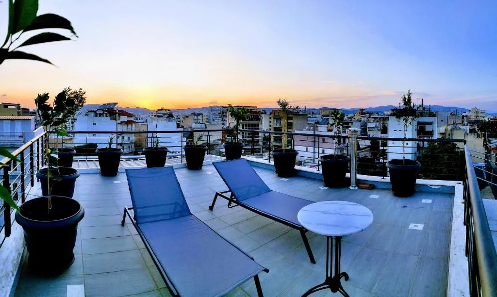 Image of Elegant Bright Apartment with Acropolis view terrace
