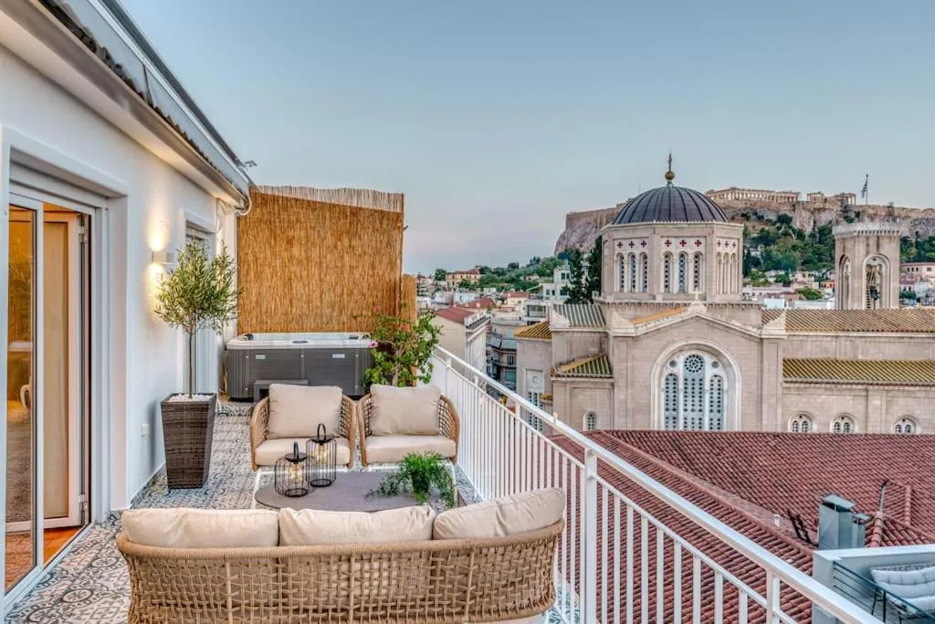 Image 5 of Luxury Apt with Acropolis view Balcony and Jacuzzi