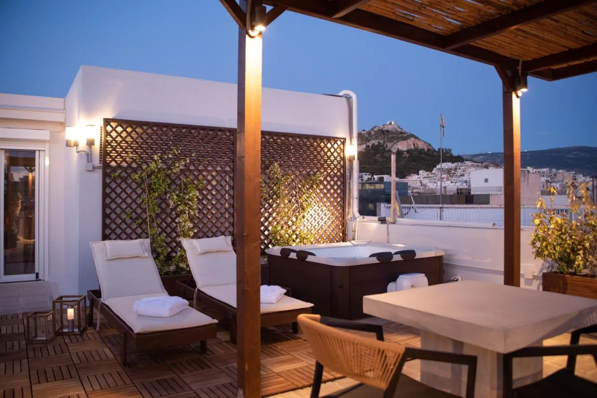 Image 1 of Private Rooftop – Acropolis view – Jacuzzi – Metro