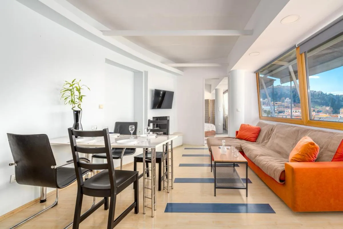 Image 1 of Urban loft with balcony across the Acropolis!
