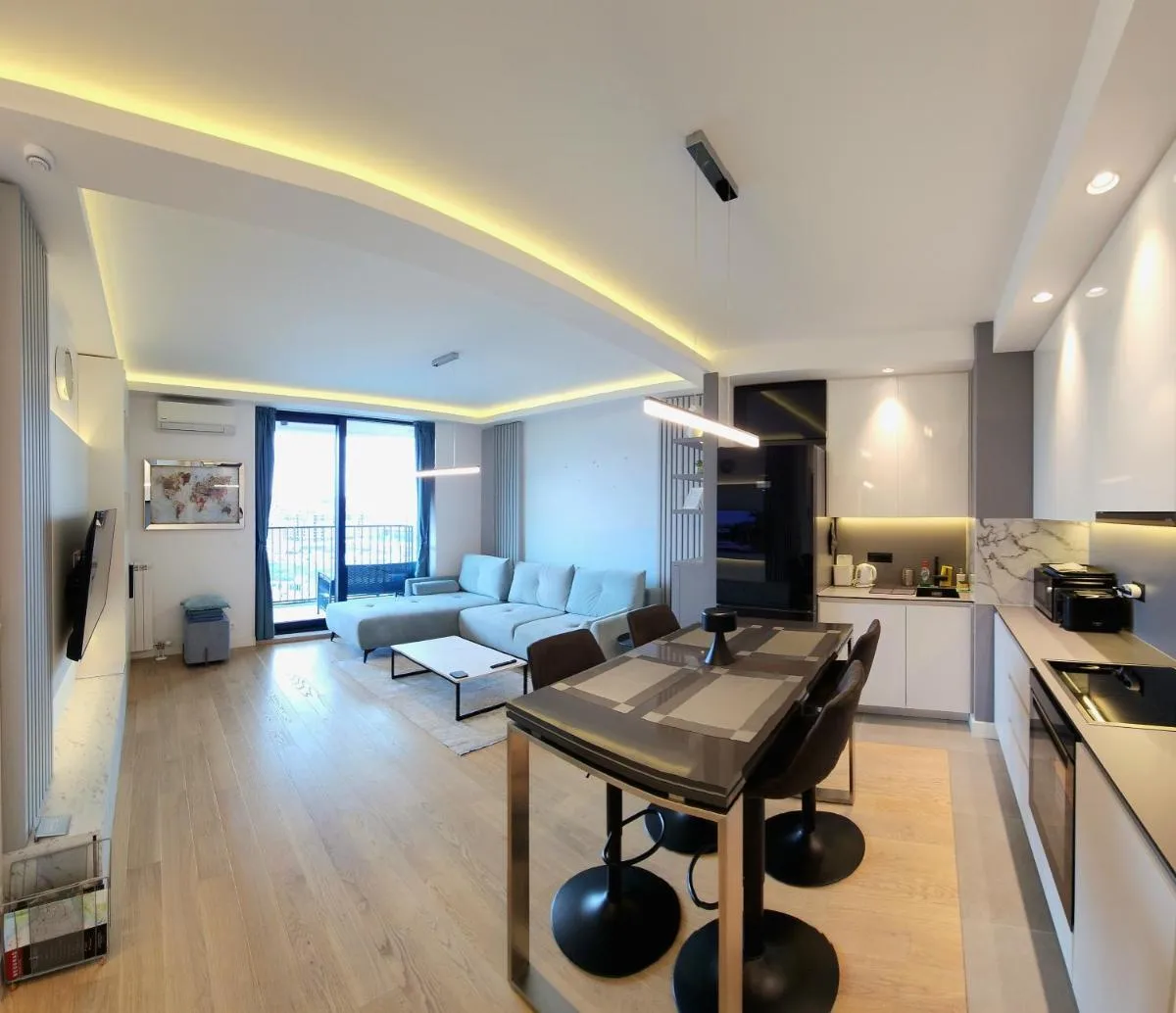 Belgrade Waterfront 10th fl Lux Apt. w/ City view — 2