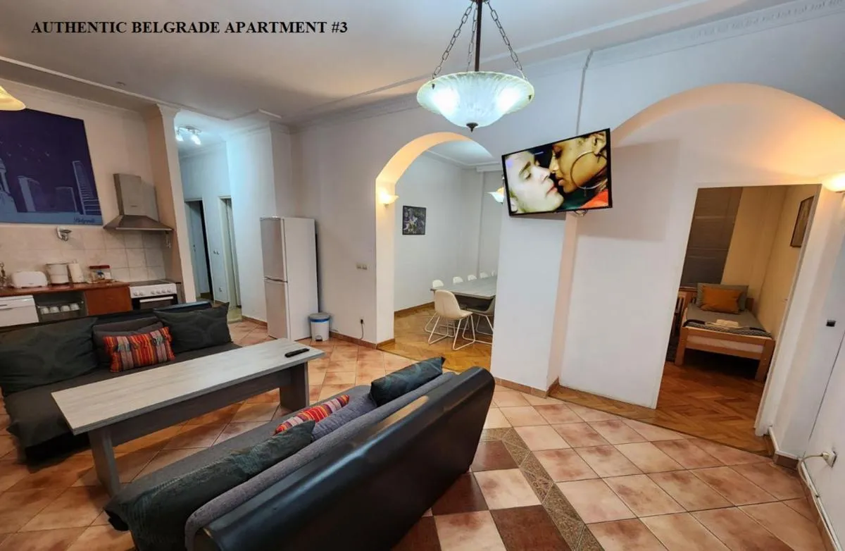 Authentic Belgrade Centre Apartments for large groups, Republic Square – Up to 47 People in 5 Apartments, Paid Parking on-site, Mandatory Reservation — 4