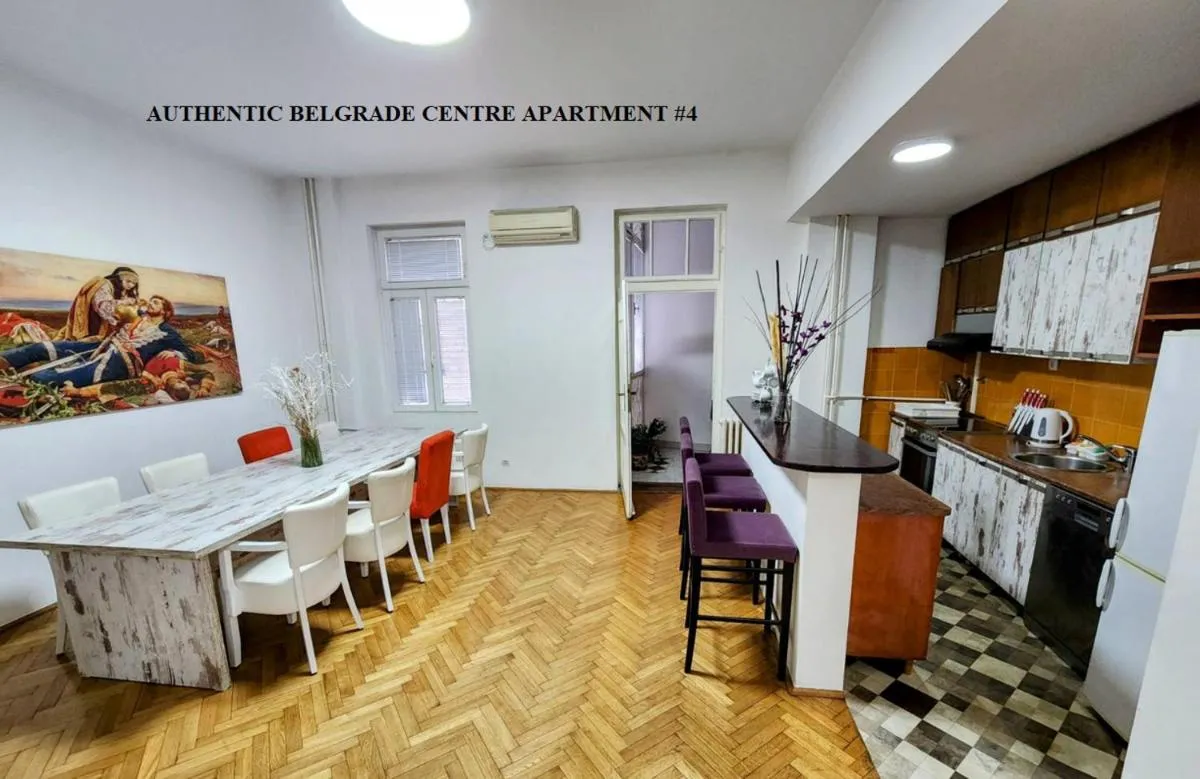 Authentic Belgrade Centre Apartments for large groups, Republic Square – Up to 47 People in 5 Apartments, Paid Parking on-site, Mandatory Reservation — 3