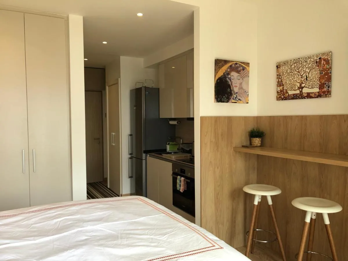 Cozy Belgrade Waterfront studio with Murphy bed — 4