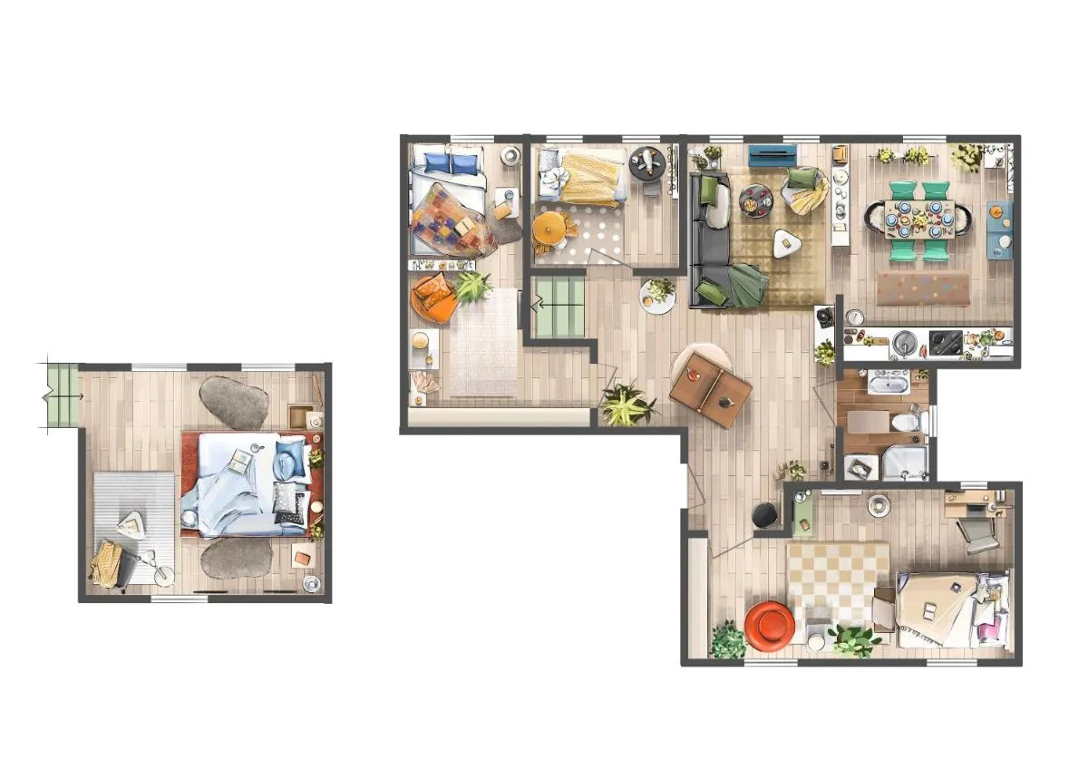 Pintrst-Penthouse Old Town Renovated — 3