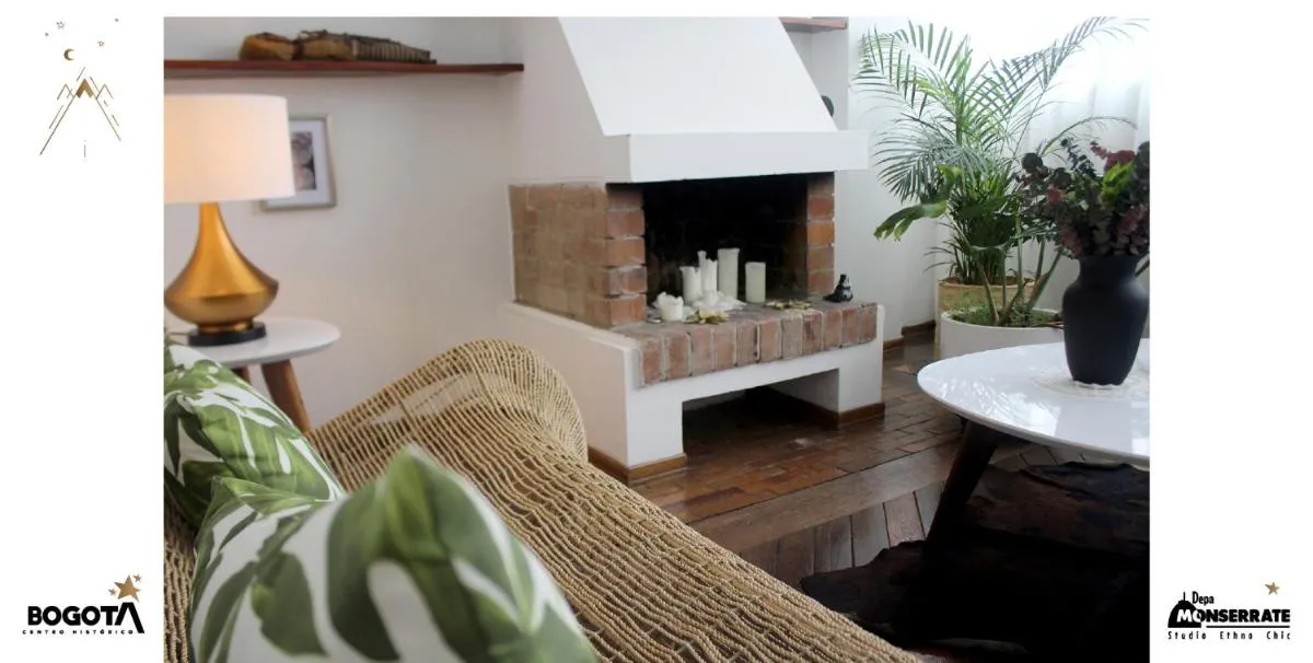 Image 2 of Depa Monserrate – Charming Historic Nest with Breathtaking Mountain Views – Apartaestudio