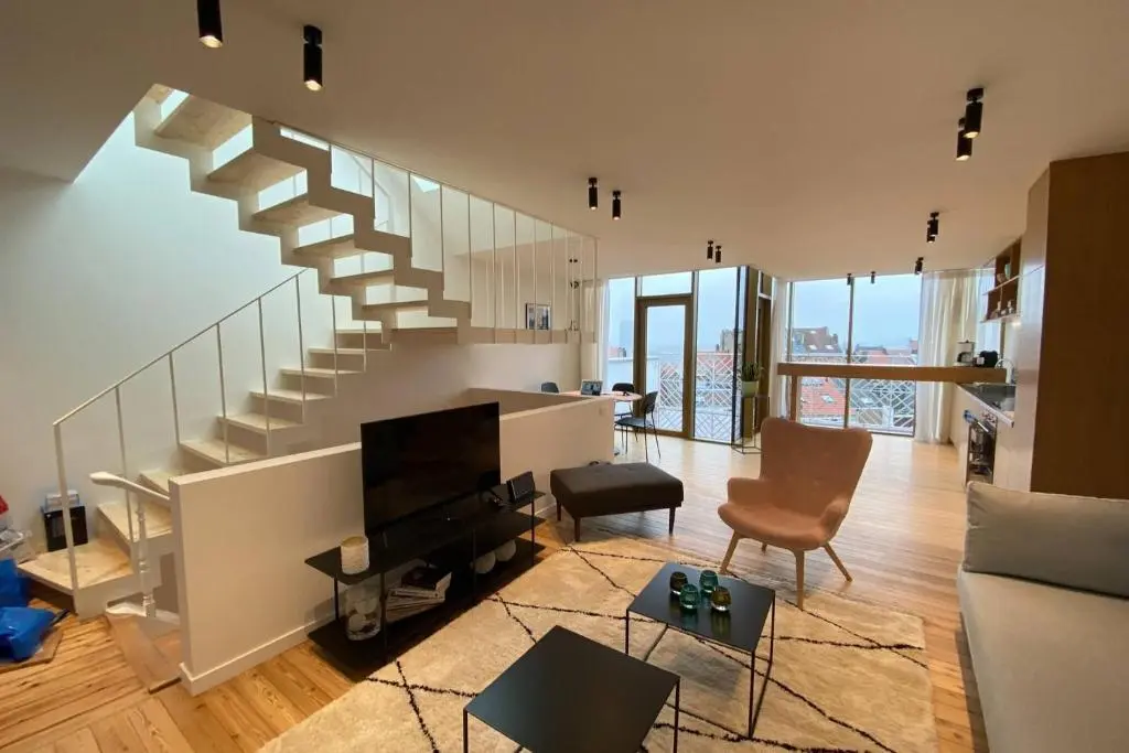 Image of Top Floor New Duplex Stunning View In Trendy St Gilles