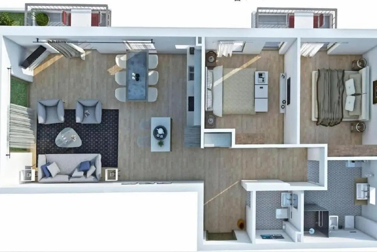 Image 2 of Apt “Royal Oak” 2 Bedroom with Garage Parking