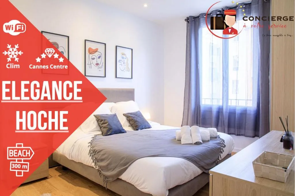 Image of L’Elégance Hoche – Congrès Palais – Plage Croisette – Cannes Centre – Clim