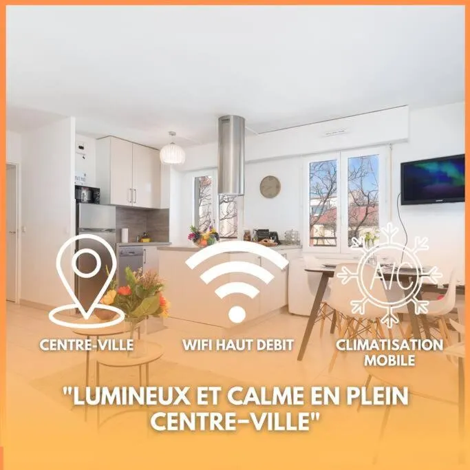 Image 3 of Le Calmette By ApiRent #Central #Lumineux #Calme #Wifi