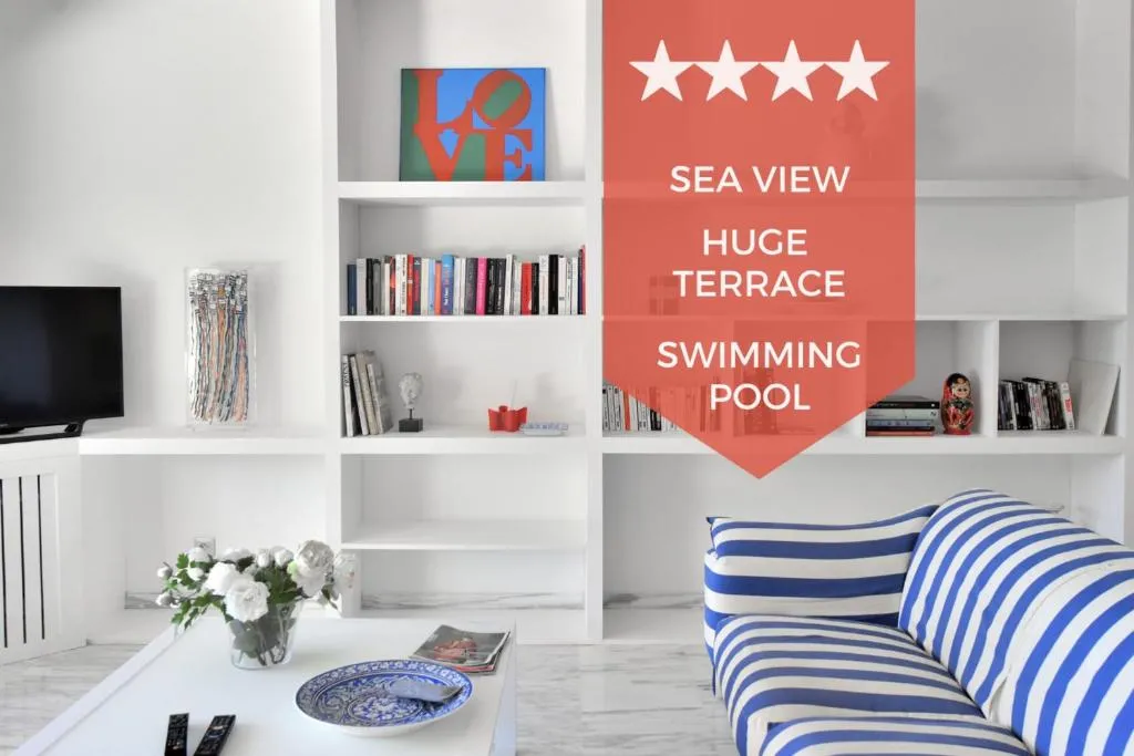 Image of Stunning 3-Br Apartment with Large Terrace and Pool