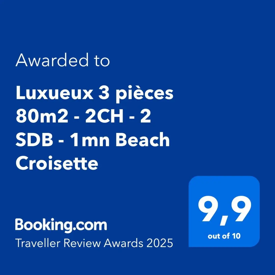 Image 3 of Luxueux 3 pièces 80m2 – 2CH – 2 SDB – 1mn Beach Croisette
