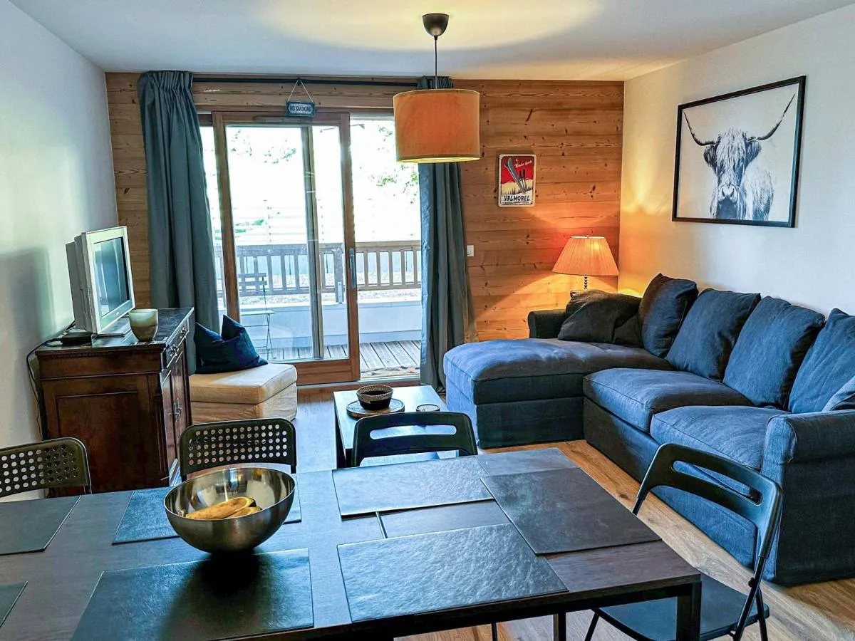 Image 1 of Appartement cosy 2 ch, 7 pers, pied de pistes, parking, wifi – FR-1-356-505