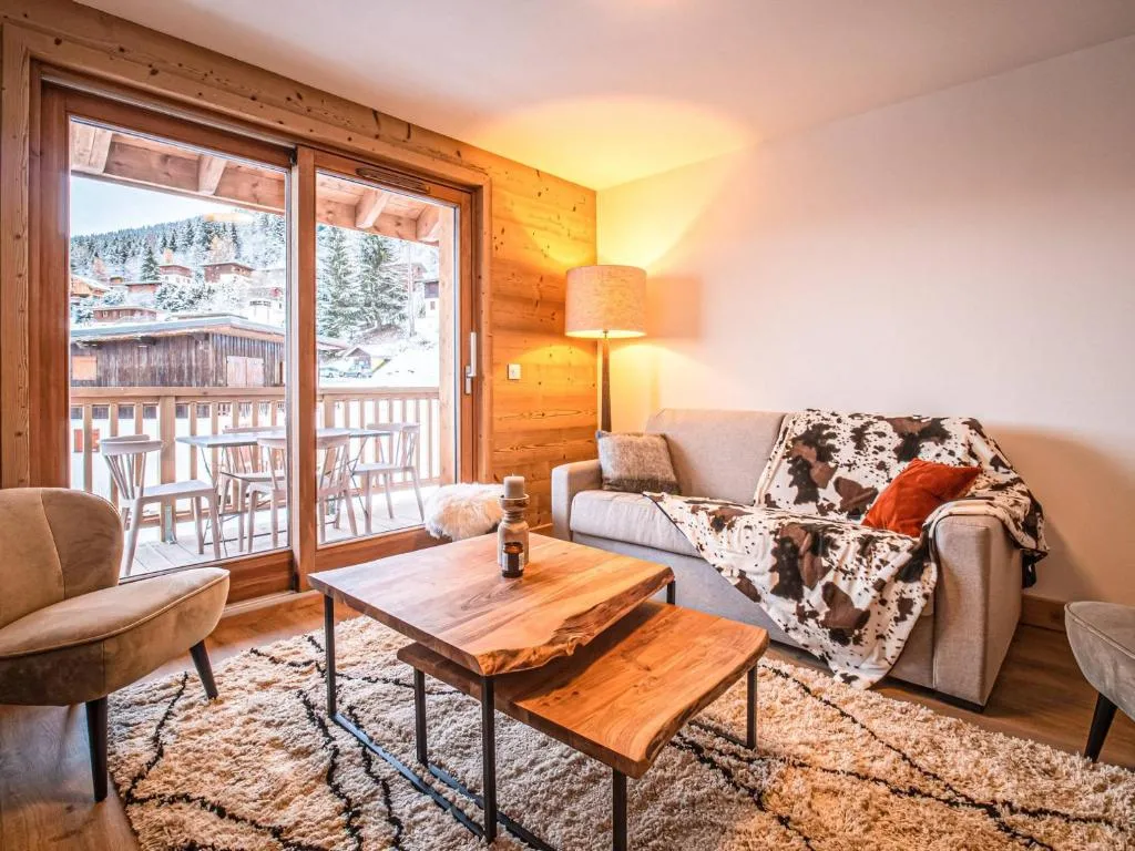 Image of Appartement cosy 7 pers, 2 chambres, pied de pistes avec parking et WiFi – FR-1-356-517