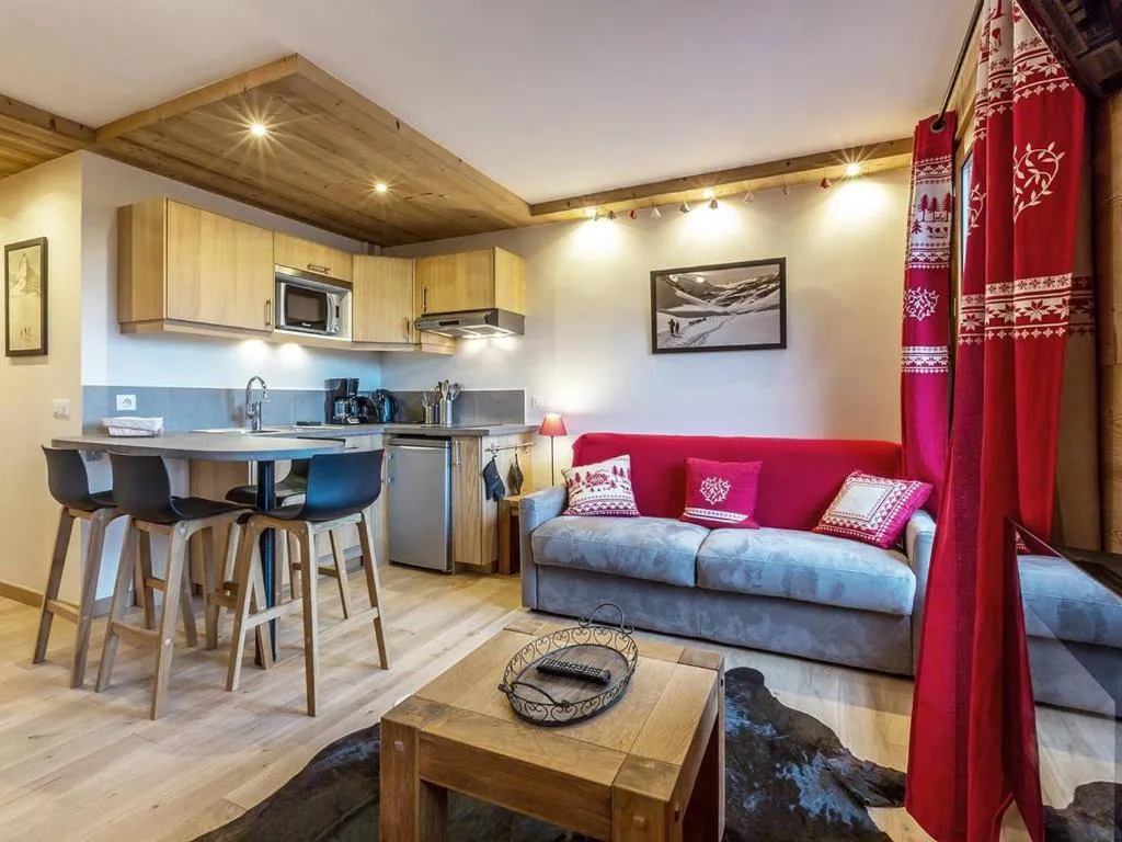 Image of Appartement rénové à Méribel, proche pistes, balcon, 4 couchages – FR-1-355-108