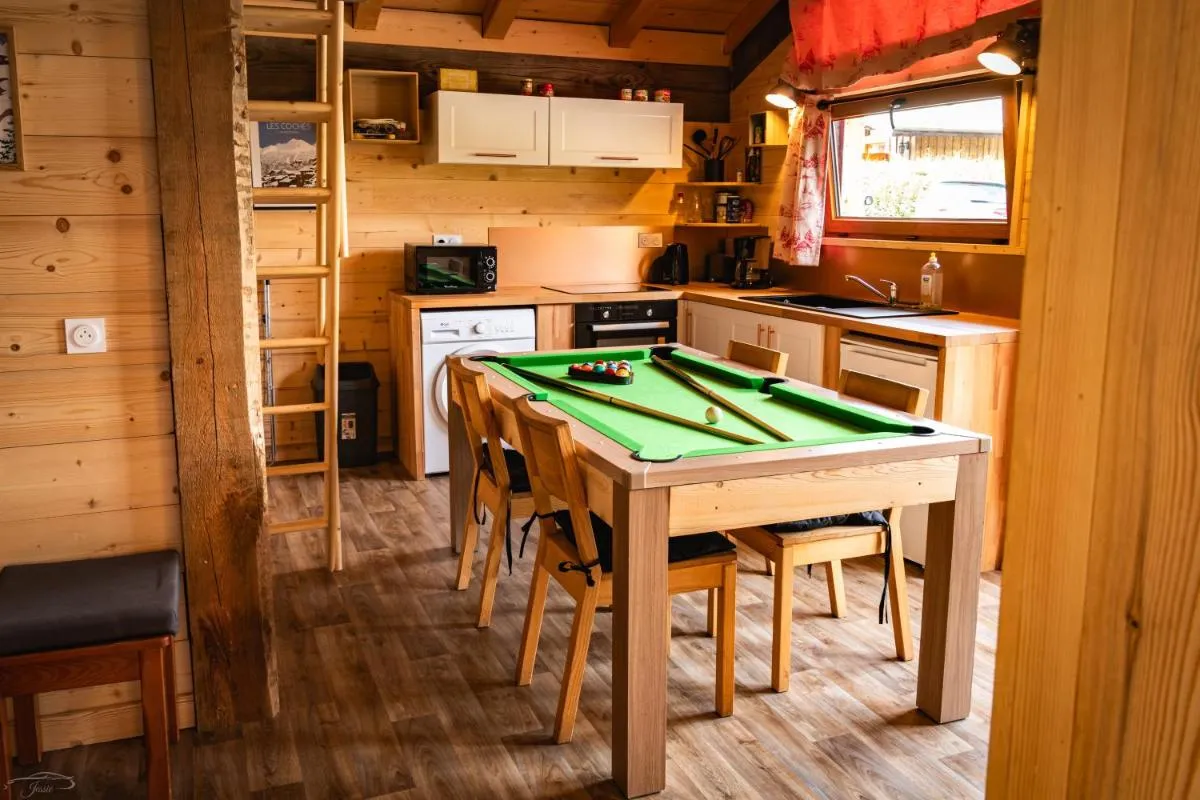 Image 2 of Chalet Balnéo Billard La Plagne Savoie Vue TOP
