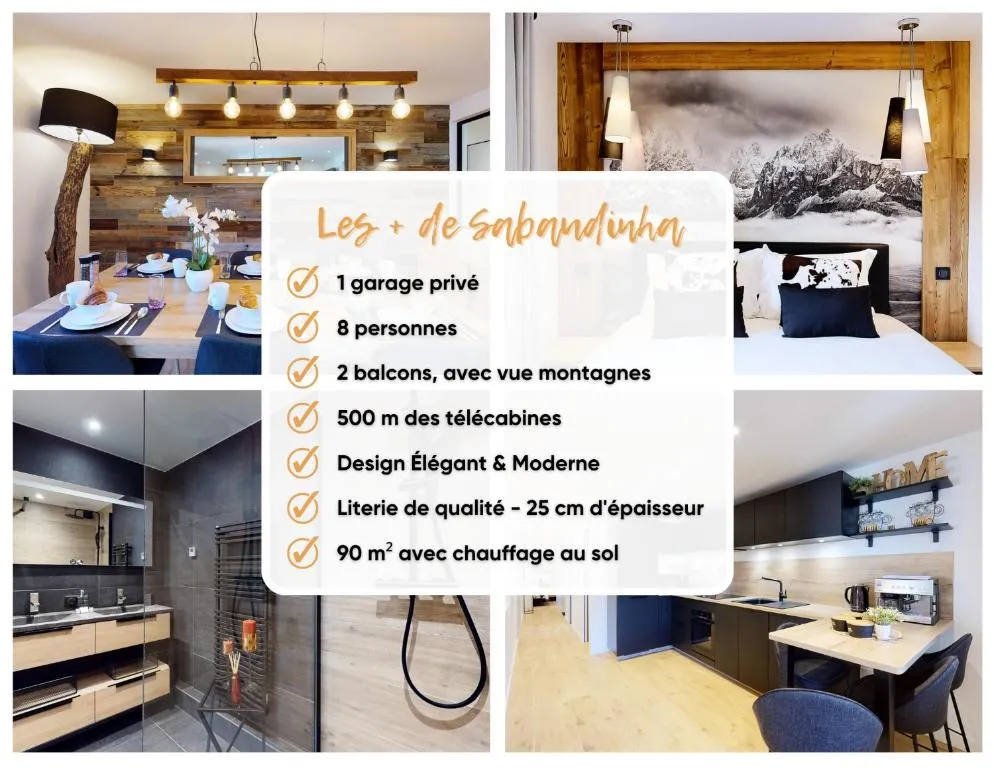 Image of Élégant et Moderne avec Vue Montagne au Coeur de Paradiski – Garage – 8pers – 90m2 – Sabaudinha