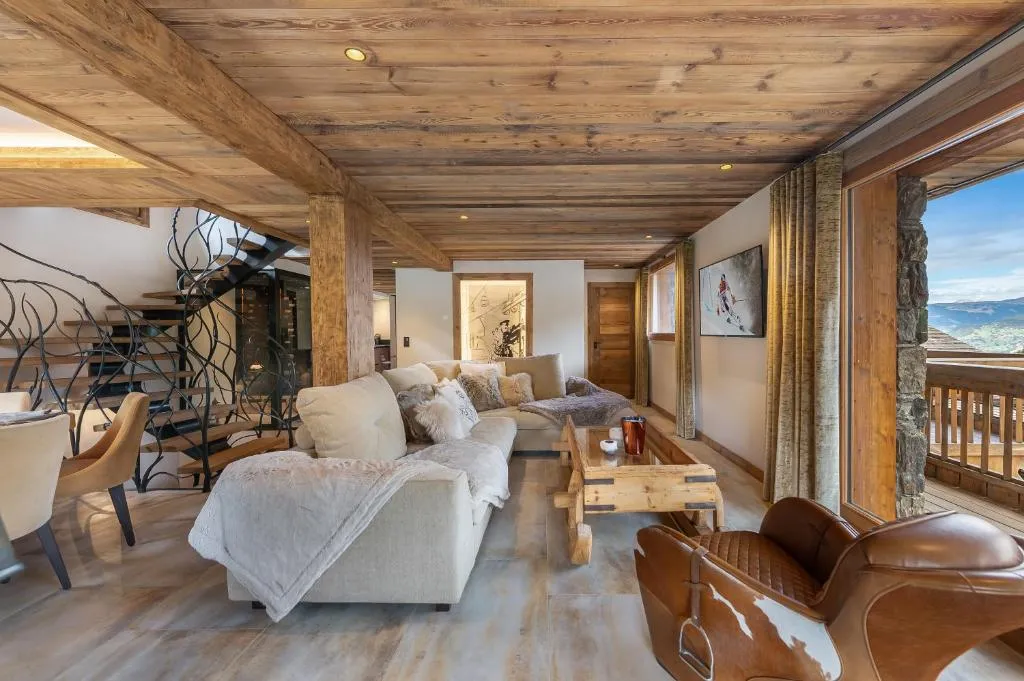 Image of Le Cheval Blanc Luxe, skis aux pieds, jacuzzi, hammam, salle de cinéma