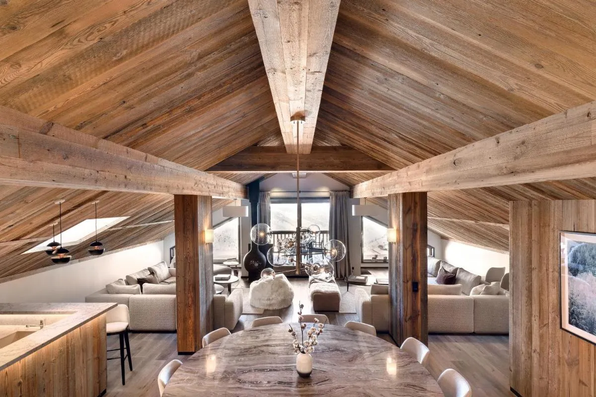 Image 1 of Luxury penthouse duplex ski in and out with spa