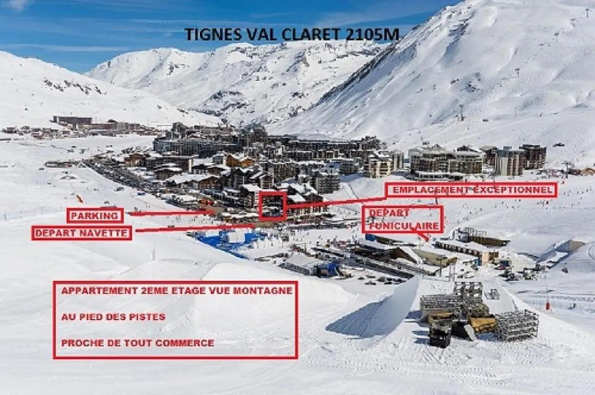 Image 1 of Studio au pied des pistes et funiculaire
