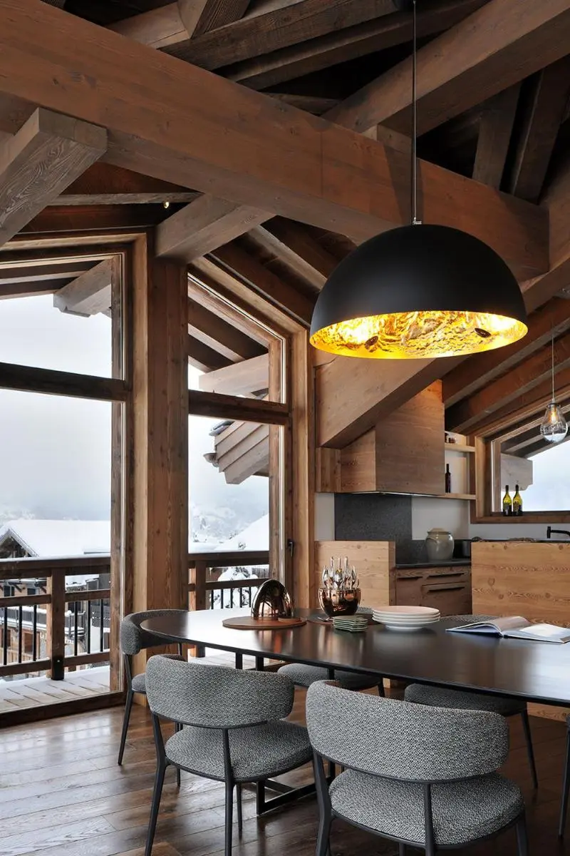Image 3 of Chalet Le Moulin, Courchevel Le Praz, 6 chambres, Ski in, Ski out