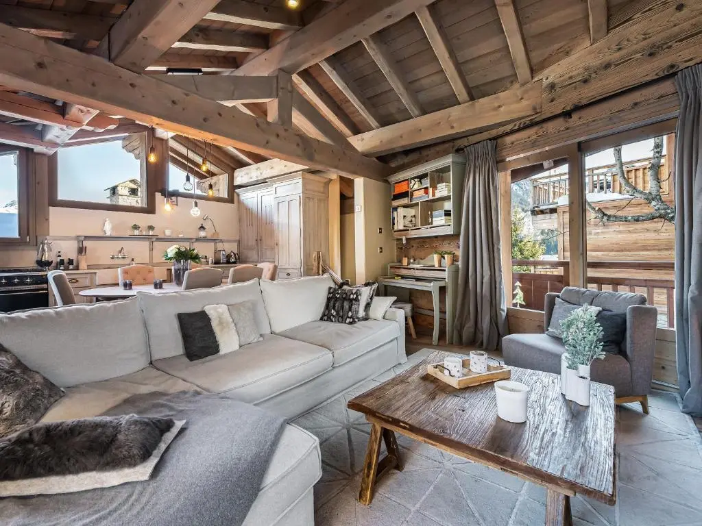 Image of Luxueux Appart-Chalet avec Jacuzzi et Sauna à Courchevel 1550 – FR-1-613A-14