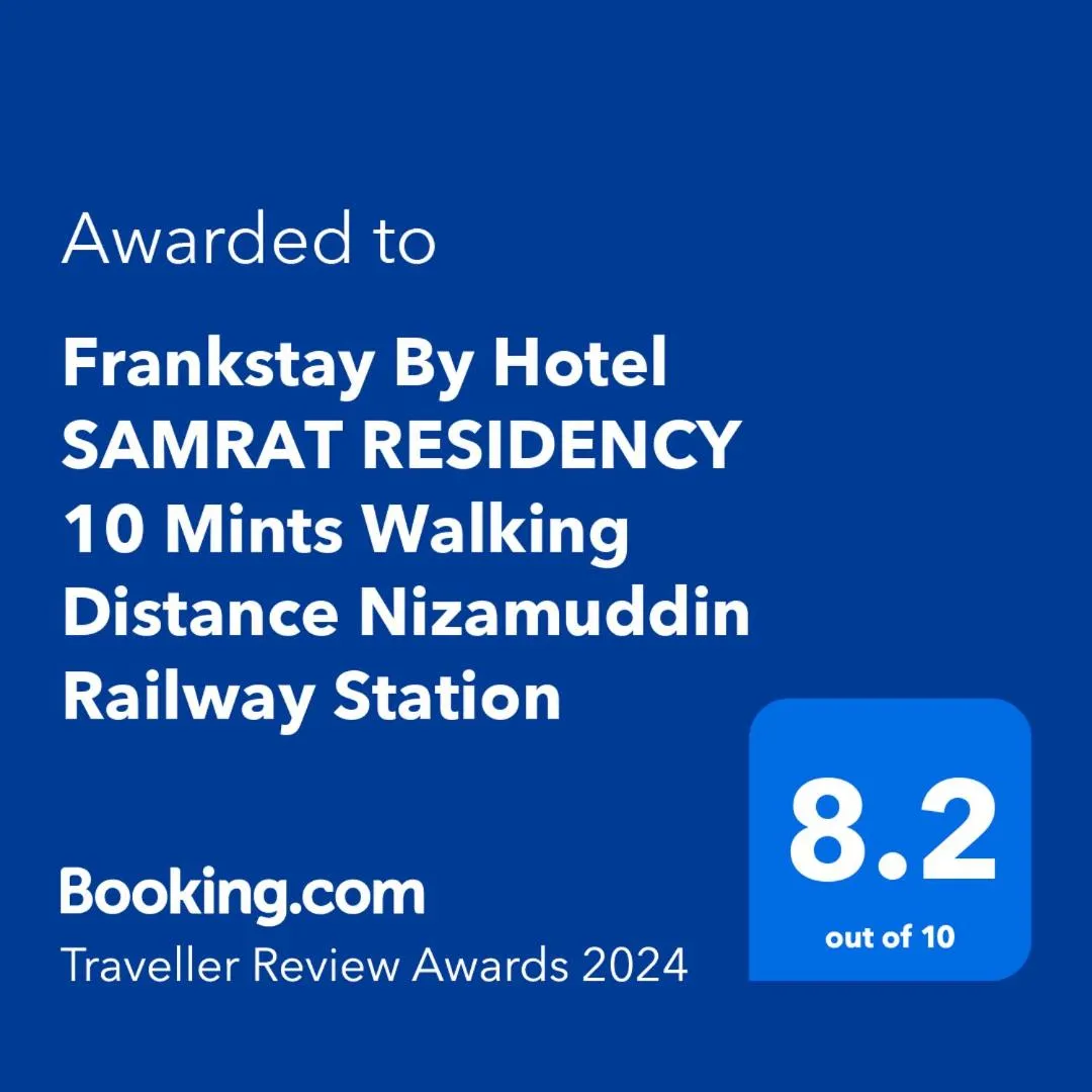 Image 6 of Frankstay By Hotel SAMRAT RESIDENCY 10 Mints Walking Distance Nizamuddin Railway Station