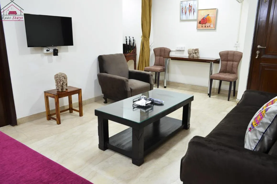 Image of Furnished 1 Bedroom Independent Apartment 5 in Greater Kailash – 1 Delhi with Balcony