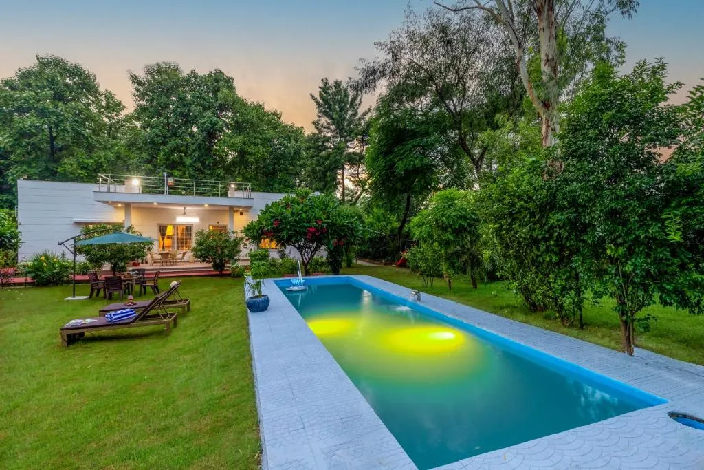 Image of Alaya Stays 3 BHK Pet friendly with Pvt Pool – Daffodil