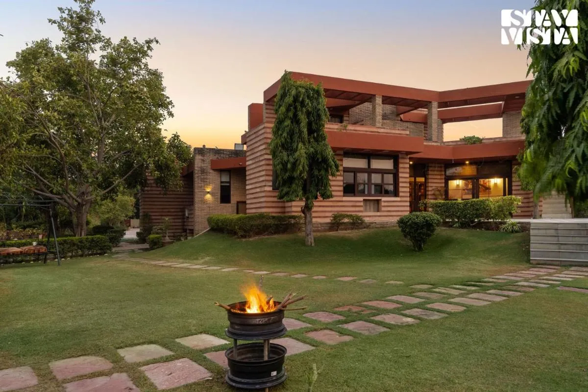 Image 6 of StayVista at The Cityscape with Lawn & Pool