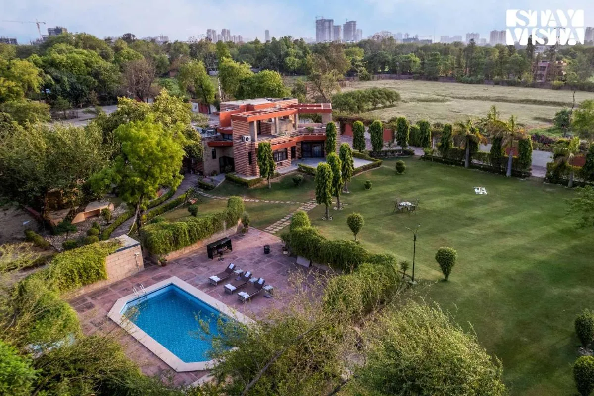 Image 3 of StayVista at The Cityscape with Lawn & Pool